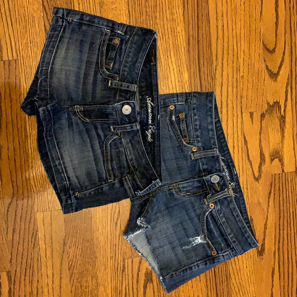 American eagle denim shorts